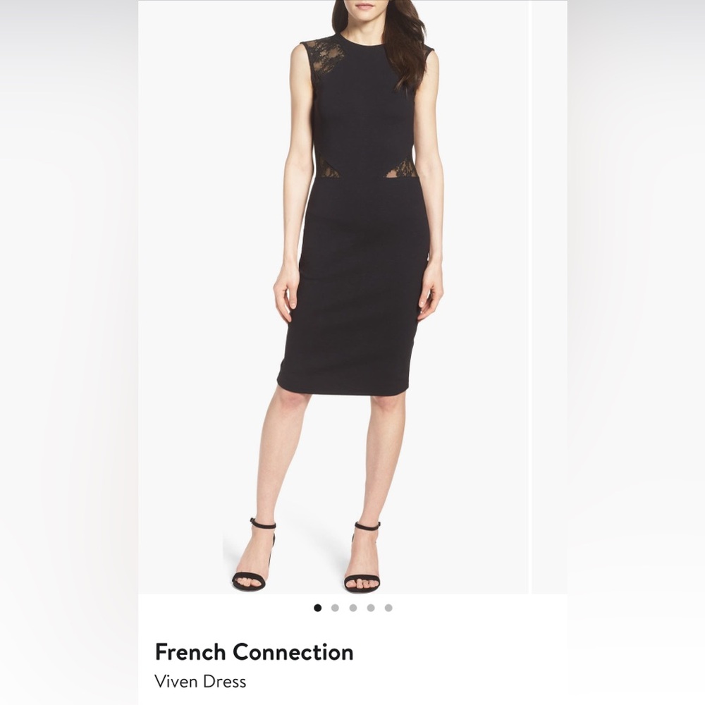 NWT French Connection Black Viven Dress